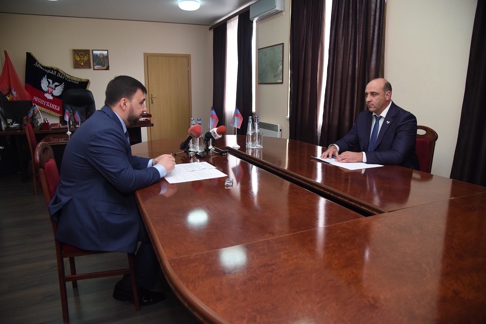 встреча, Енакиево, Пушилин, Лысенко